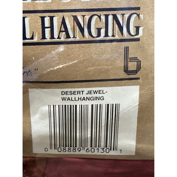 Britannica Home Collection Desert Jewel Hand Sewn Quilt Throw Wall Hanging 50x60 - Picture 8 of 11